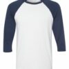 BELLA_+_CANVAS_3200_White-_Navy_Front_High