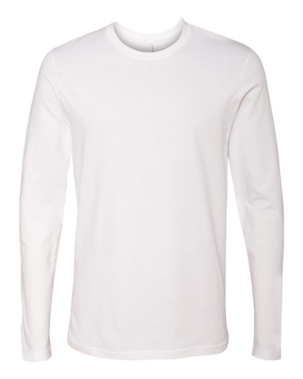 Next Level - Cotton Long Sleeve Crew - 3601 - Image 3